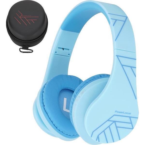 PowerLocus P2 draadloze Over-Ear Koptelefoon Inklapbaar koptelefoon voor kinderen - veilig volume van 85 dB- Bluetooth Hoofdtelefoon - Met microfoon
