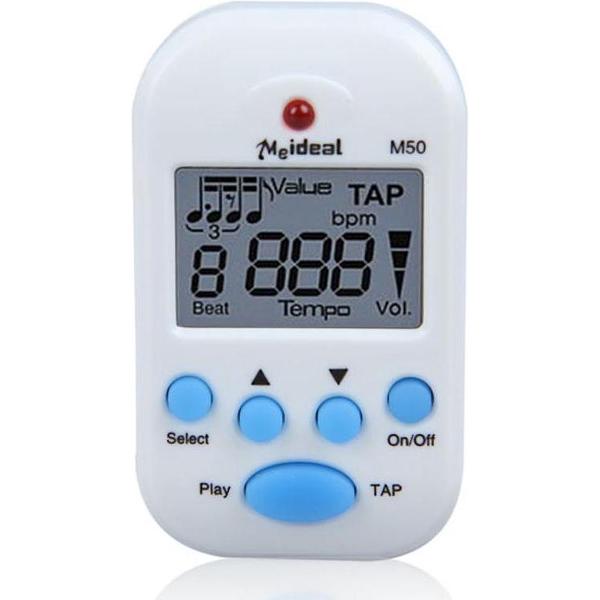 Metronoom Wit - Metronoom Gitaar - Metronoom Digitaal