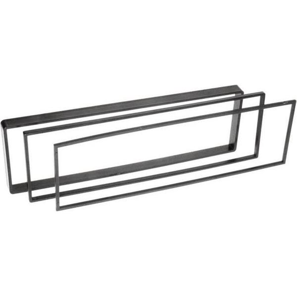 1-DIN Paneel Citroën C2 / C3 / Peugeot 307 / 1007 Kleur: Zwart