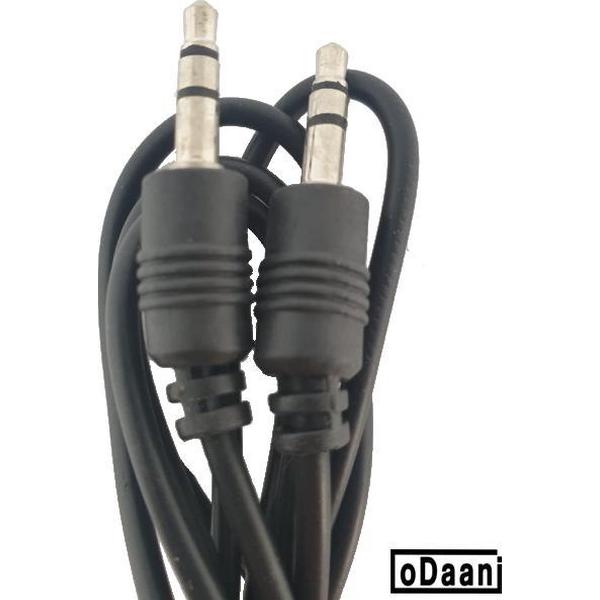 Audio Kabel - 3.5mm - Jack Aux Kabel - Stereo 1 meter - oDaani
