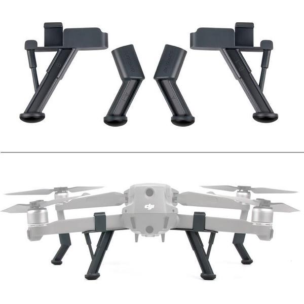 Shock Absorbing Height Extender Landing Leg Bracket voor DJI Mavic 2 Pro / Zoom (Zwart)