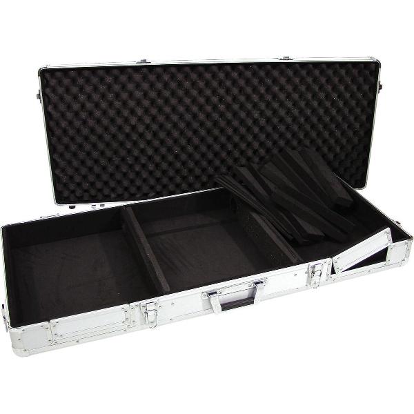 Roadinger flightcase dj DIGI-2 2xCD/1xM-12 sil