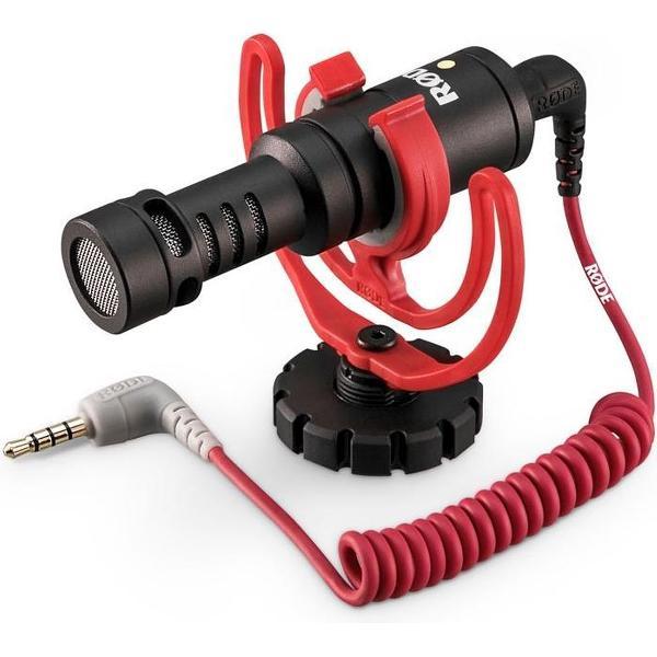 Rode VideoMicro Microfoon voor digitale camera Bedraad Zwart