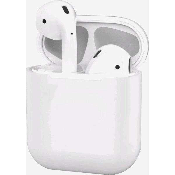 Airpods 1 & 2 Koptelefoon Hoesje Cover Case Wit