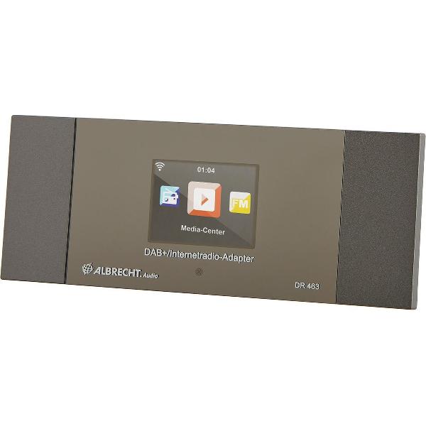 Albrecht DR 463 Internet - DAB+ radio adapter met Bluetooth en Spotify connect voor de HiFi installatie