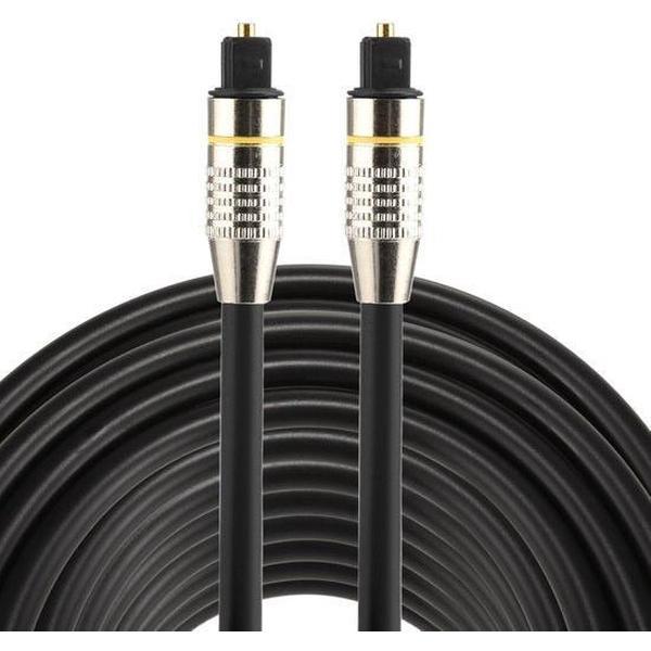 ETK Digital Optical kabel 20 meter / toslink audio male to male / Optische kabel PVC series - zwart