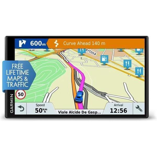 Garmin DriveSmart 61 LMT-D navigator 17,6 cm (6.95'') Touchscreen TFT Vast Zwart 243 g