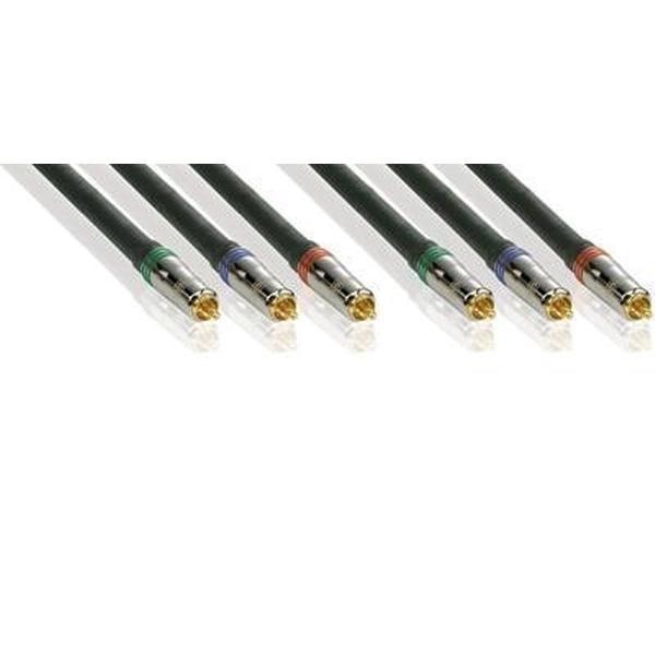 Profigold 3x RCA naar 3x RCA Component Kabel Verguld - 1.5 meter