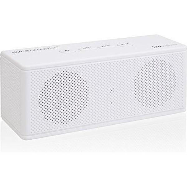 Pure Acoustics HIPBOXMINIWHI Portable bluetooth speaker met radio