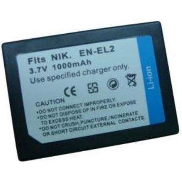 EN-EL2 Camera Batterij / ENEL2 Camera Accu voor Nikon camera's