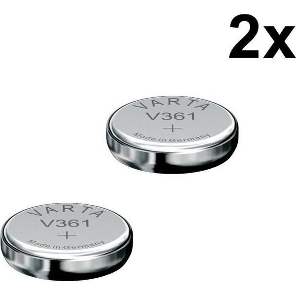 2 Stuks - Varta V361 18mAh 1.55V horloge knoopcel batterij