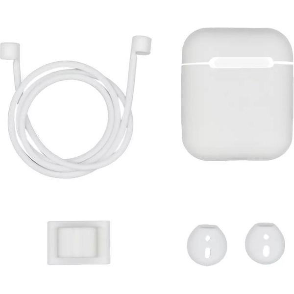 Luxe 4-in-1 delige set voor de AirPods - Wit