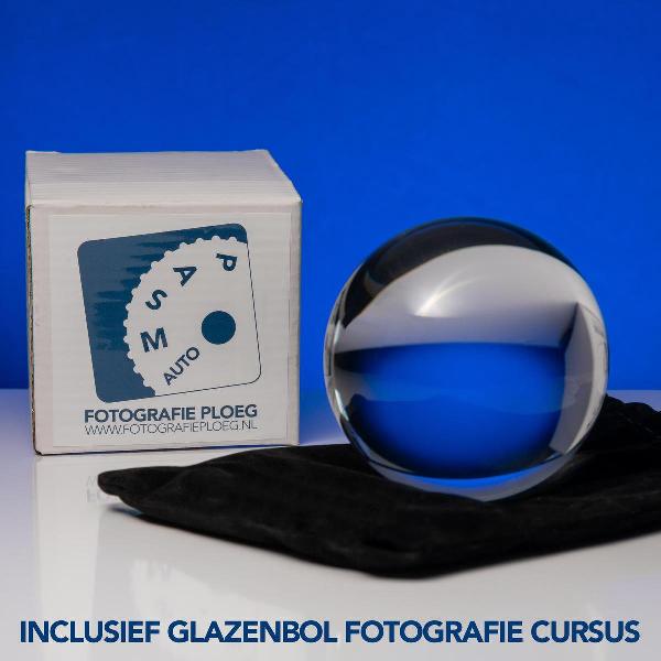 Glazenbol - Lensbal | 8cm | inclusief Online Cursus Glazenbol Fotografie