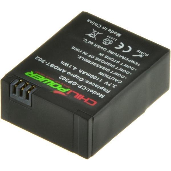 ChiliPower camera accu GoPro Hero3 en GoPro Hero3+