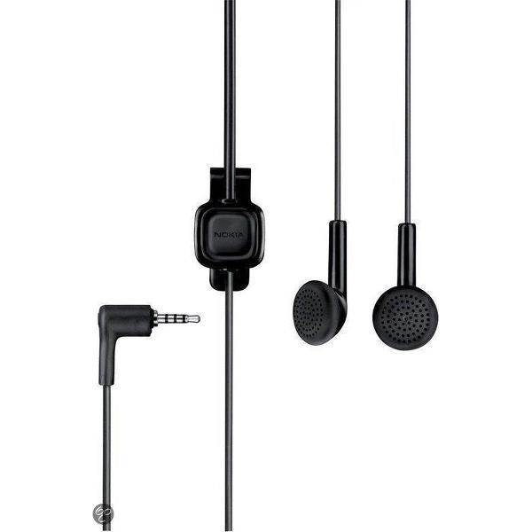 Nokia Headset WH-101 (black) o.a. voor 1661,2330,2720,3109,3110,6300,6212,6700Slide,E51,E66,E71