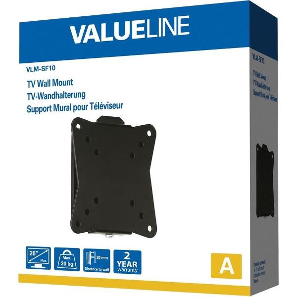 Valueline VLM-SF10 TV Muurbeugel Vast 10 - 26 