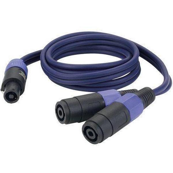 DAP Audio Speaker verloopkabel, Speaker male - 2 Speaker female, 150 cm