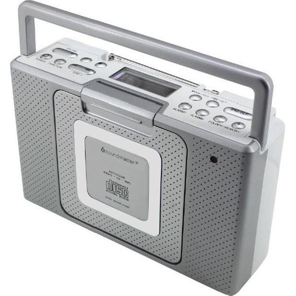 Soundmaster BCD480 Spatwaterdichte badkamer/keukenradio radio met CD en klok