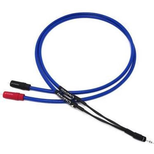 The Chord Company Clearway 3.5mm minijack to 2RCA 1m - Mini jack naar tulp verloopkabel