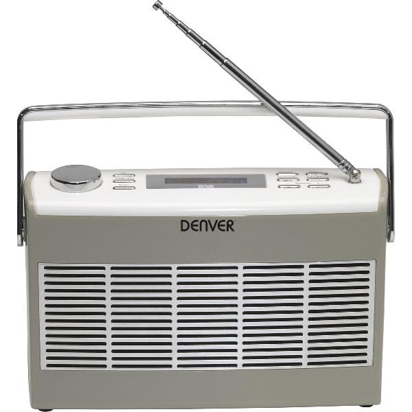 Denver DAB-37 - Draagbare Radio Retro Draagbare Radio Retro DAB+ - Grijs