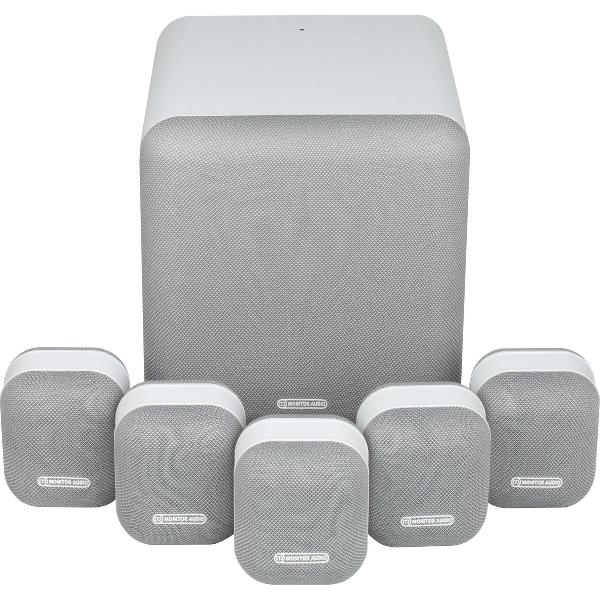 Monitor Audio Mass 5.1 2G - 5.1 Compacte Surround Home Cinema Set - Wit