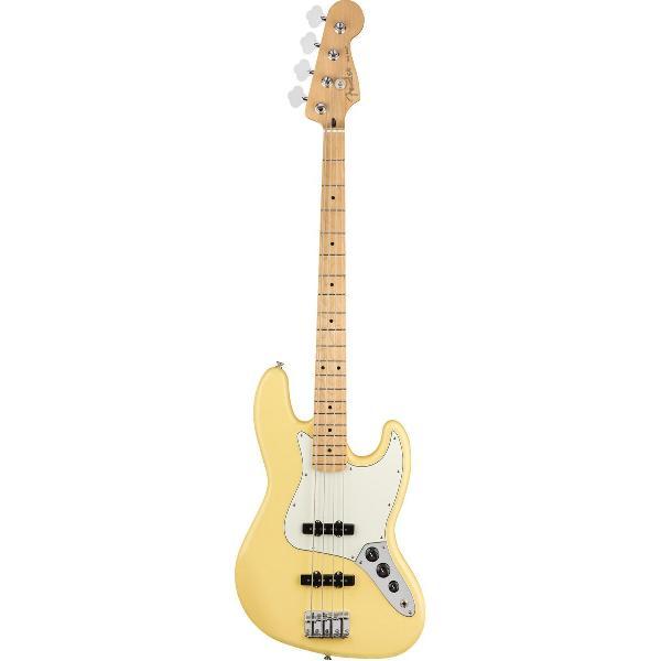 Fender Player Jazz Bass MN Buttercream 4-snarige basgitaar