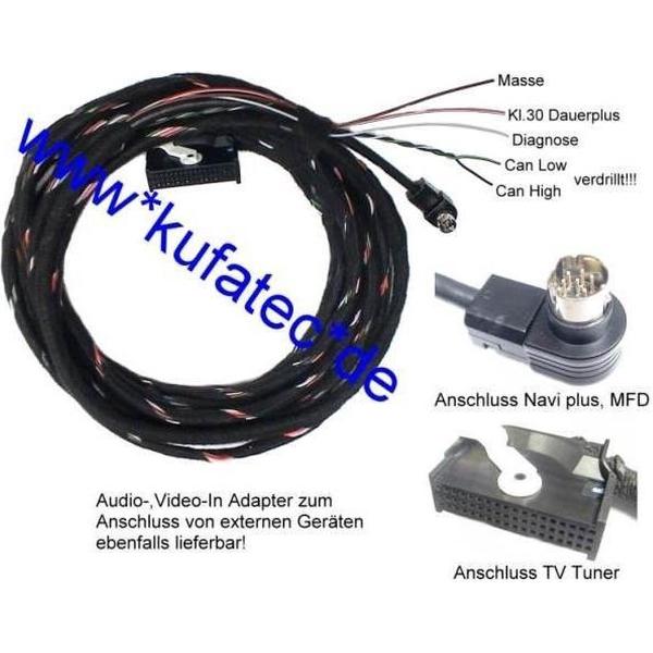 TV-ontvanger w / CAN nieuwe - Harness - VW MFD / AUDI RNS-D