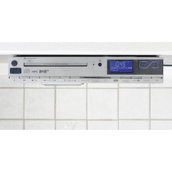 Soundmaster UR2170SI Design keuken onderbouw Music Center DAB+, USB, CD
