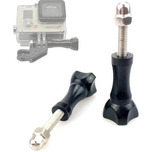 GoPro duimschroef - korte schroef - lange schroef - GoPro schroef - Geschikt voor GoPro 2, 3, 3+, 4 en 5 - DisQounts