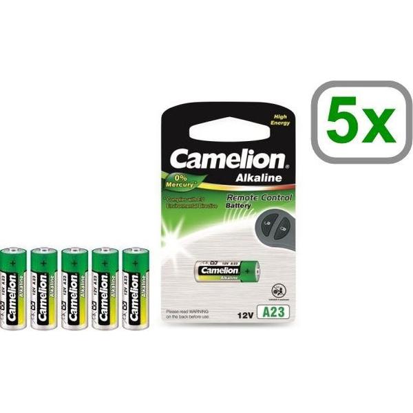 5 Stuks - Camelion A23 23A 12V L1028F Alkaline batterij
