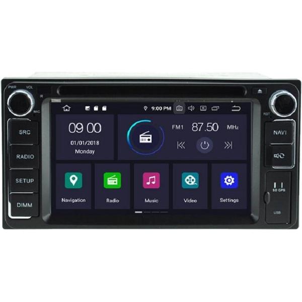 RVF5715 Android 9 Navigatie Toyota universeel dvd carkit usb dab+