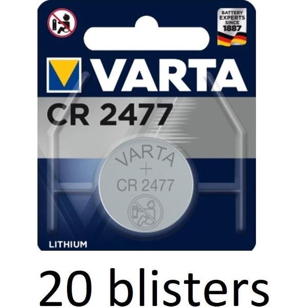 20x Varta CR 2477 Single-use battery Lithium 3 V