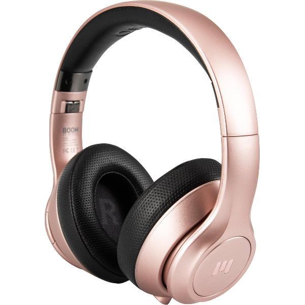 Miiego BOOM draadloze over-ear koptelefoon Roze Gold voor sport en ontspanning