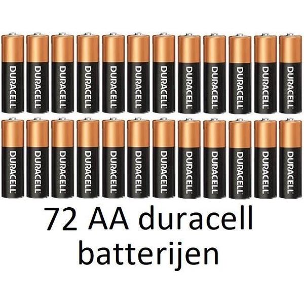 72 stuks AA Duracell alkaline batterijen