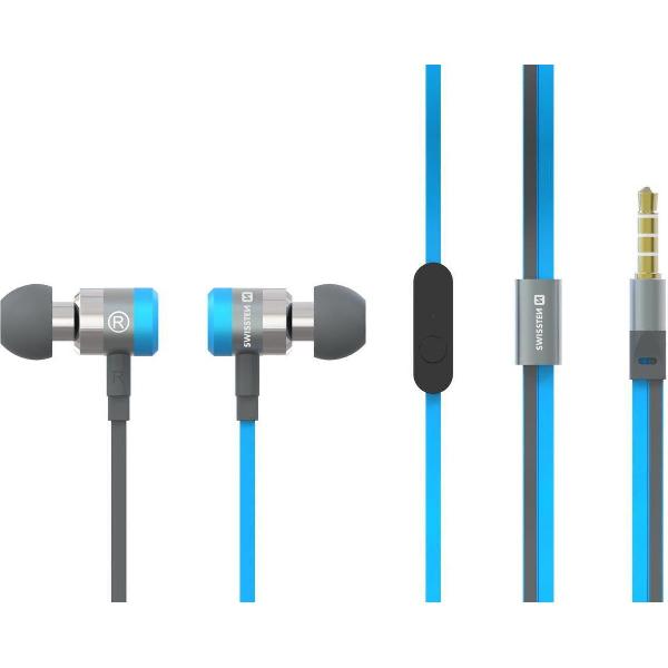 Swissten YS900 Superbass In-Ear Oordopjes - Blauw