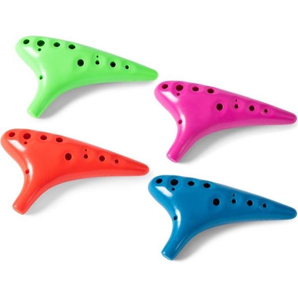 Soundscape 'Fazz' Plastic 12-Hole Ocarina in C Major Blue