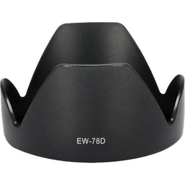 Zonnekap type EW-78D / Lenshood voor Canon objectief (Huismerk)