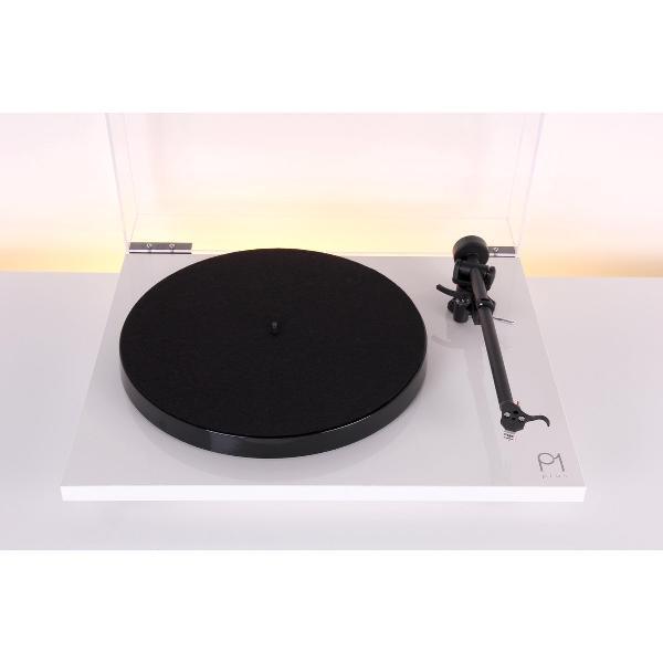 Rega Planar 1 Plus Platenspeler met Phono Voorversterker - Carbon Cartridge - Wit
