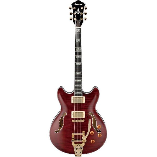 Ibanez EKM10T Eric Krasno Signature Wine Red semi-akoestische gitaar