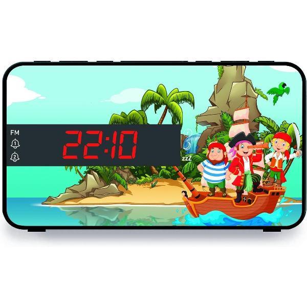 Wekkerradio Led Display Piraten