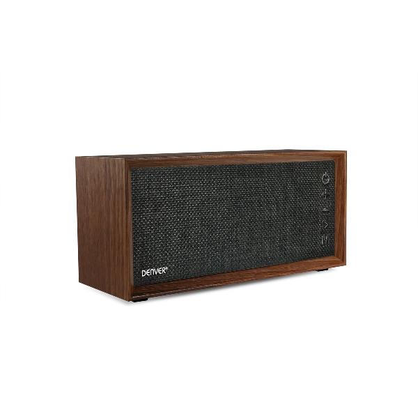 Denver BTS-210Black - Draadloze Bluetooth speaker - Hout