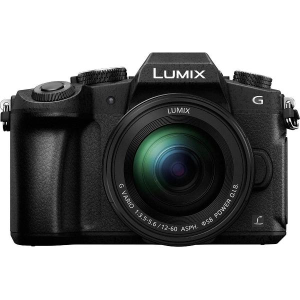 Panasonic Lumix DMC-G81 + G VARIO 12-60mm MILC Body 16 MP Live MOS 4592 x 3448 Pixels Zwart