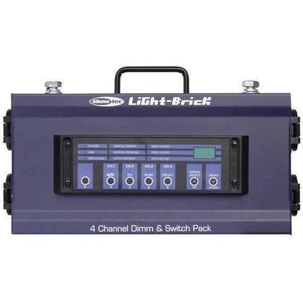 Showtec Showtec LightBrick 4-kanaals Dimmerpack, Schuko uitgangen Home entertainment - Accessoires