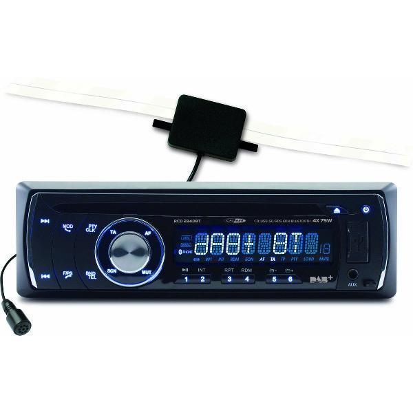 Caliber RCD234DAB-BT - Autoradio met Dab+ - Enkel din - Zwart