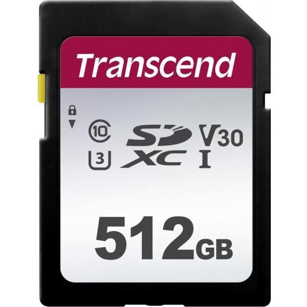 Transcend 300S flashgeheugen 512 GB SDXC Klasse 10 NAND