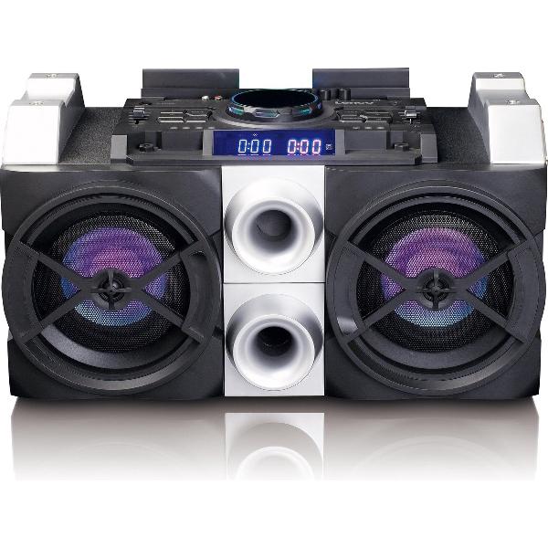Lenco PMX-150 - Party Speaker Bluetooth met 150W en DJ-mixer -Zwart