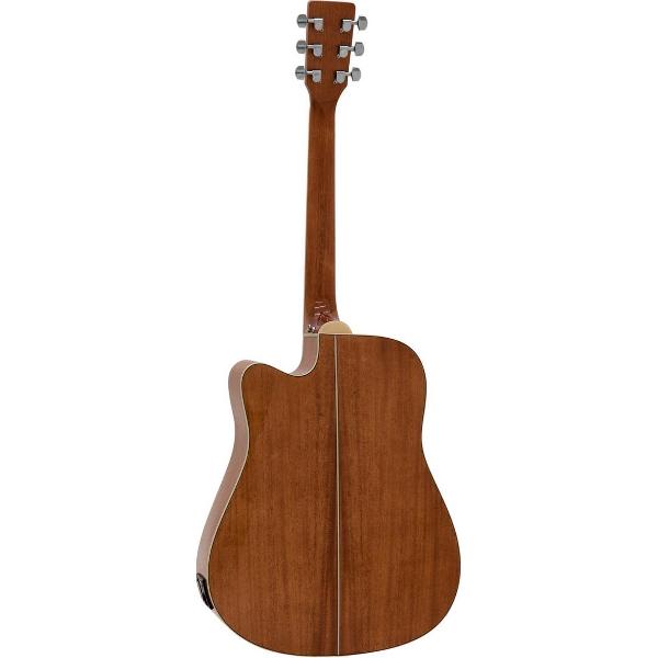 DIMAVERY JK-500 western gitaar - steelstringgitaar, Cutaway, natuurlijk