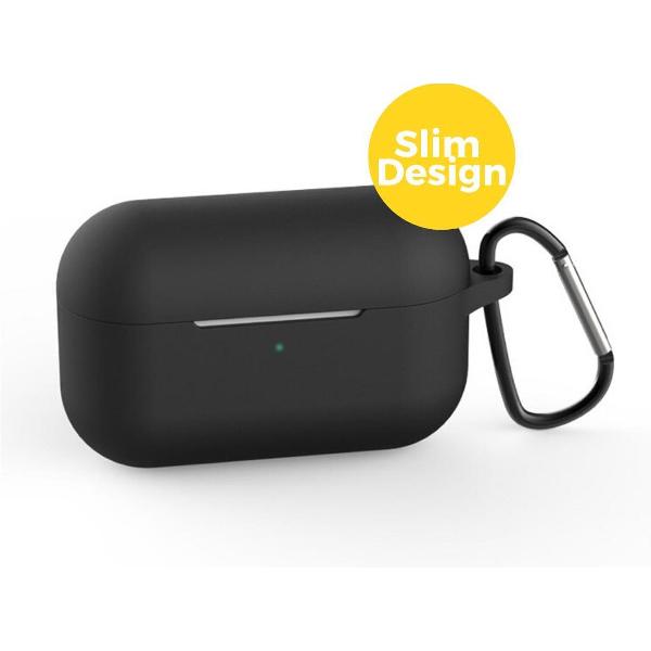 Apple Airpods Pro Siliconen Case Hoesje - Beschermhoes - Zwart