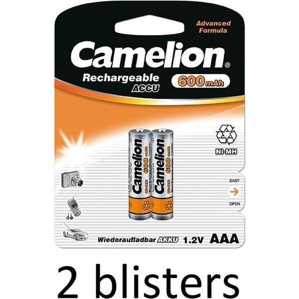 Camelion AAA oplaadbare batterij 600 mah - 4 stuks