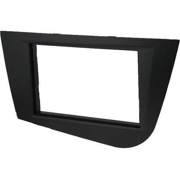 Seat Leon Afdek Frame voor een 2 autoradio kleur zwart